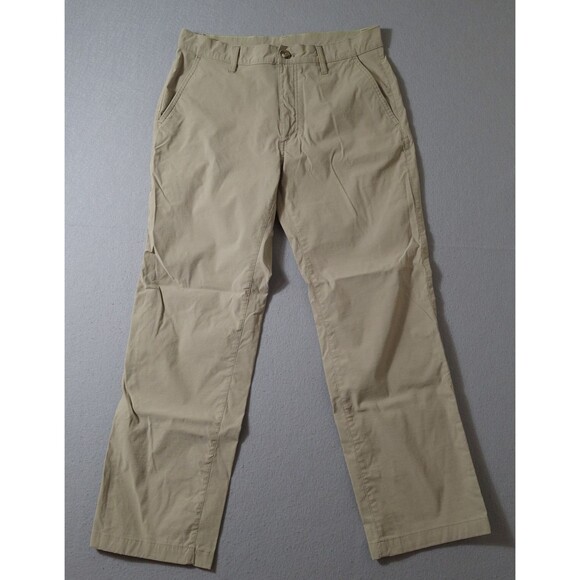 Eddie Bauer Pants Size 32X30 Khaki Takeoff Chino Straight Hiking Stretch - Picture 1 of 10